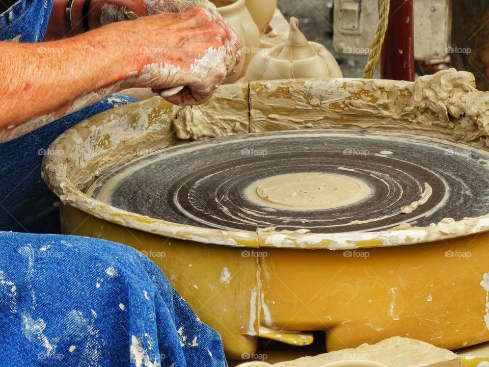 Pottery Spinning Wheel