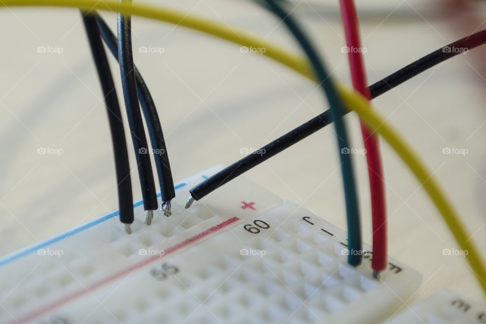Wires on Bread Board