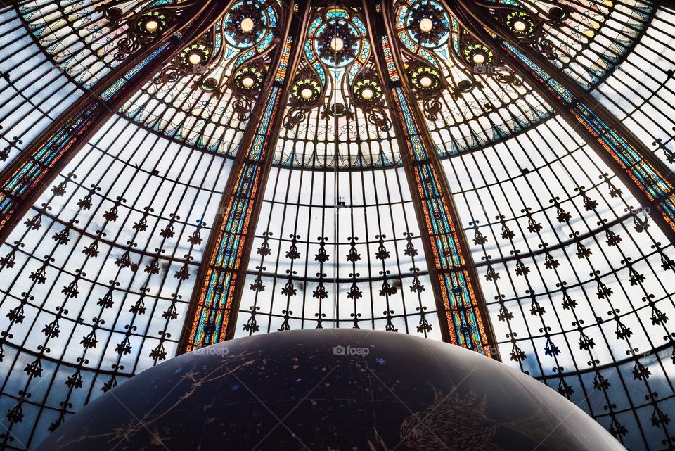Earth under the Galeries Lafayette 