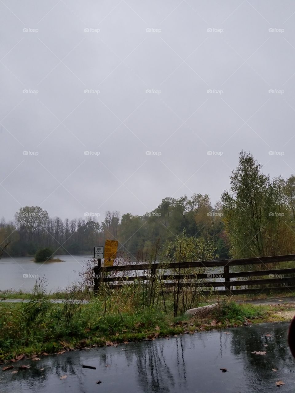 A Beautiful Rainy Autumn Day In Wisconsin