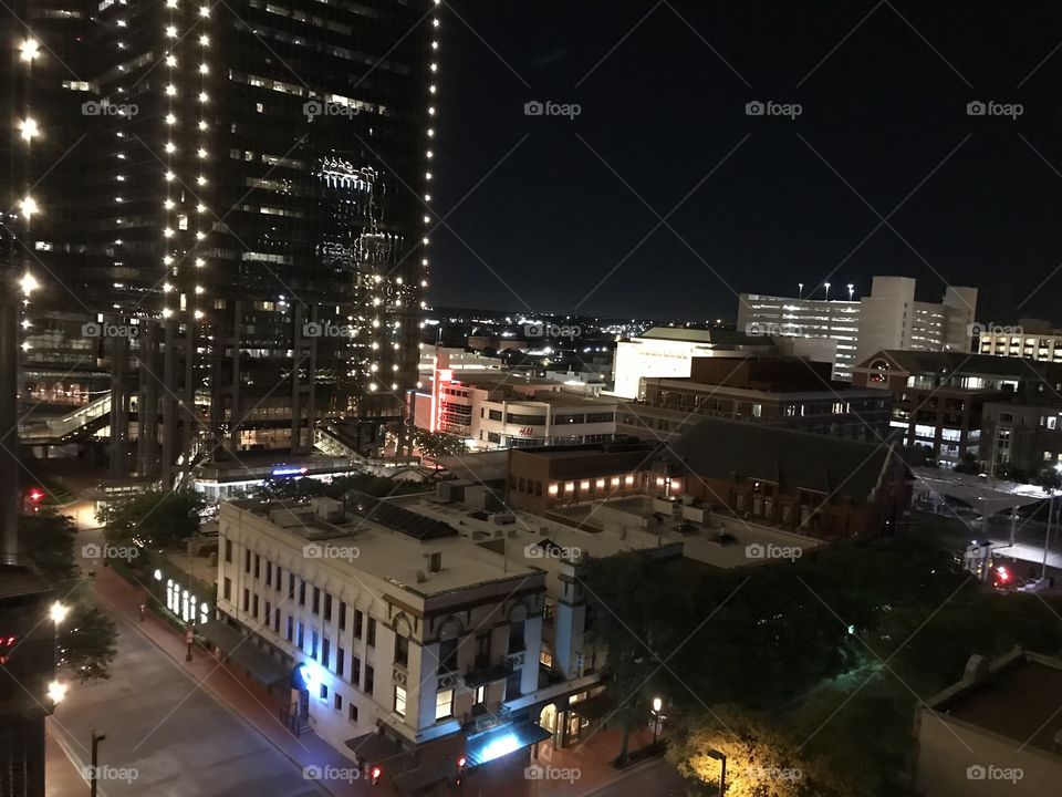 Fort Worth TX at Night