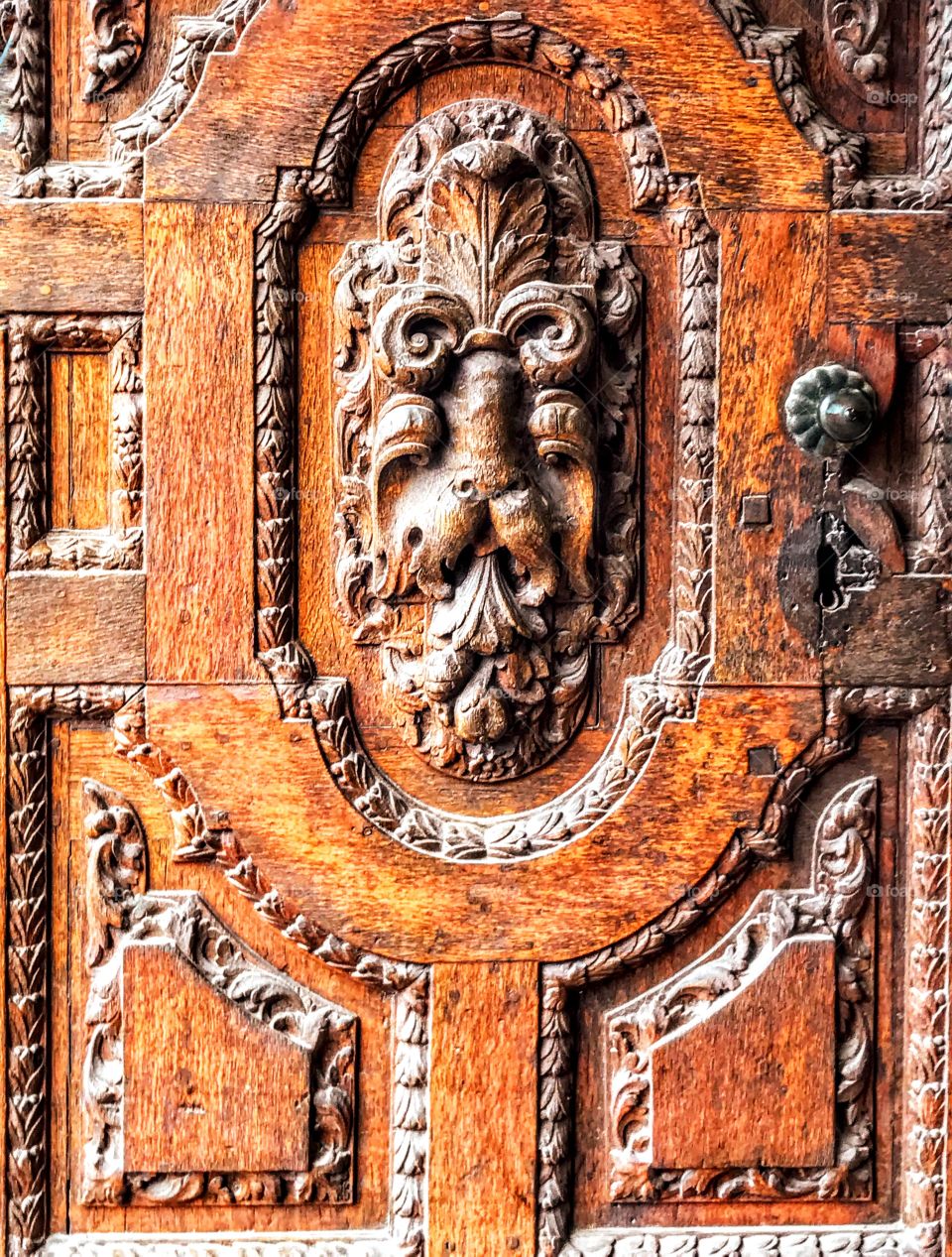 Ancient ornate door