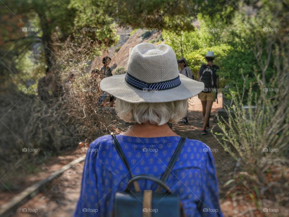 lady with a hat