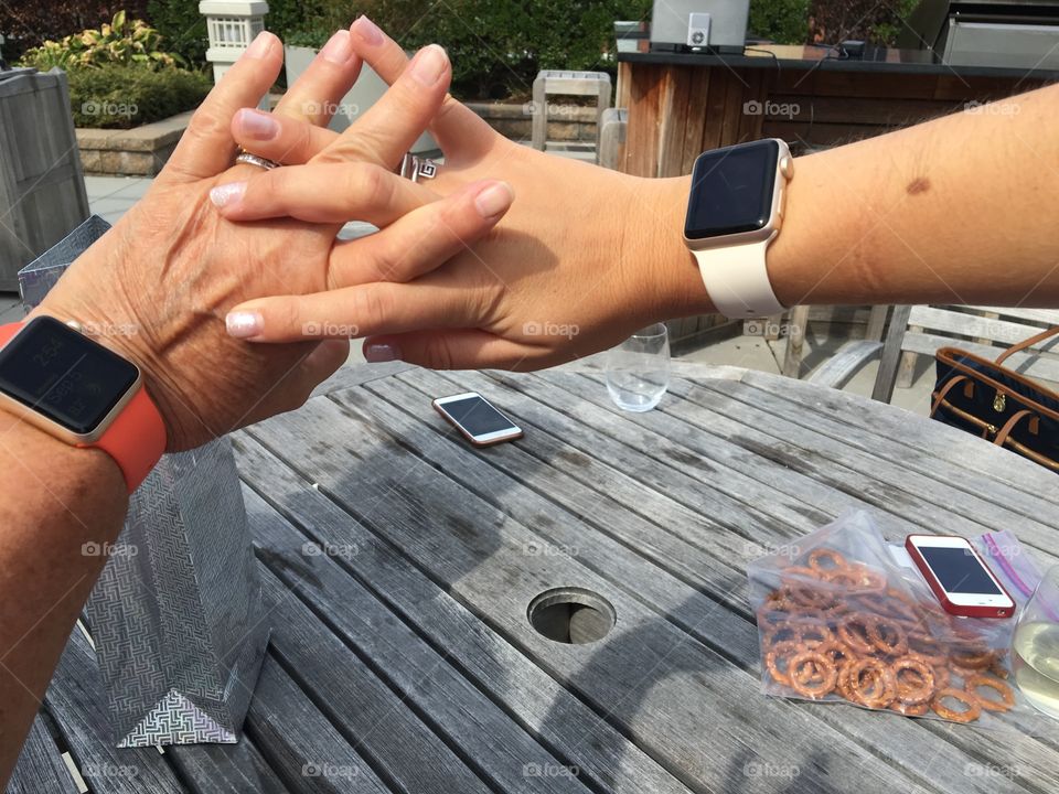 2 generations of Apple watches