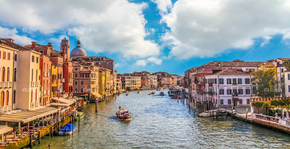 Grand Canal at Venice, Italy