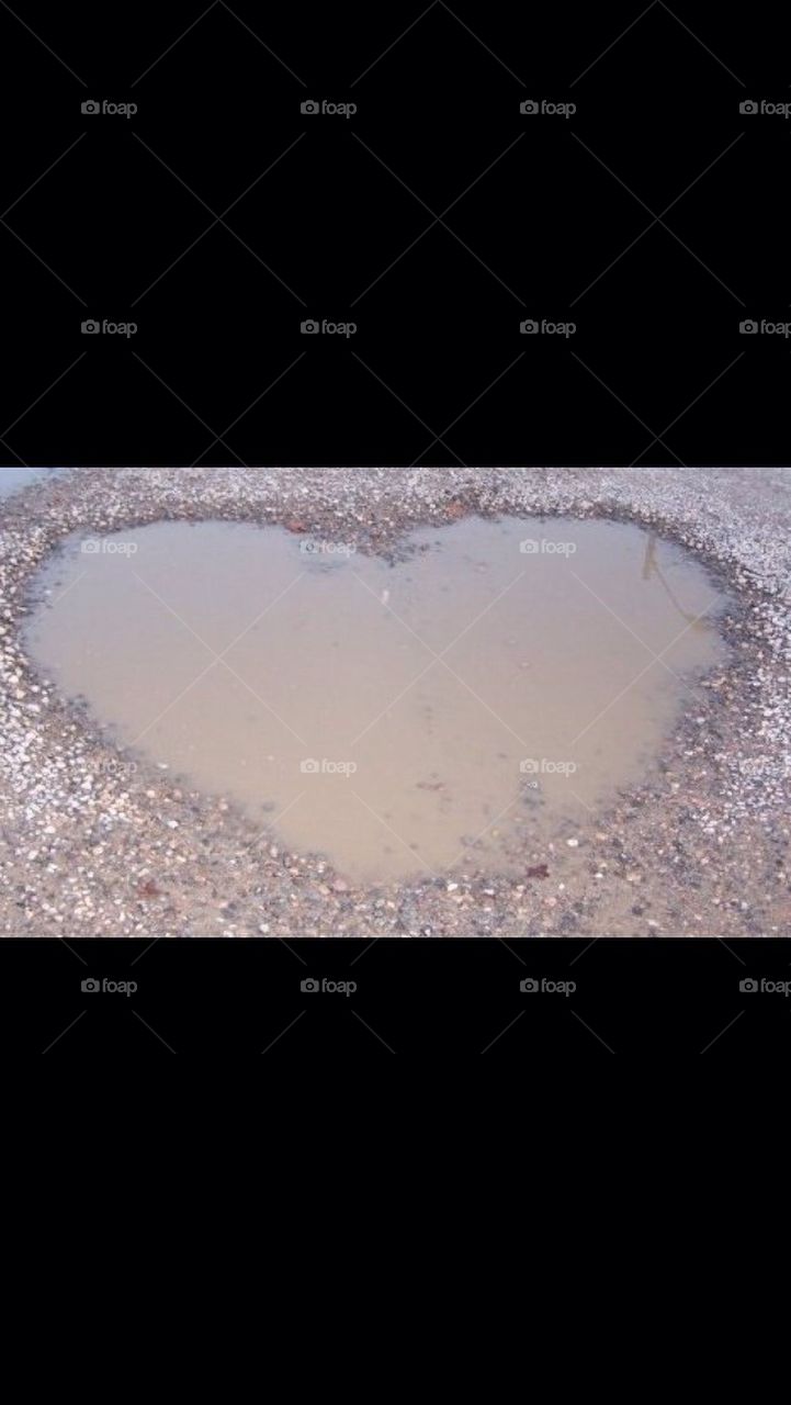 Heart mud puddle