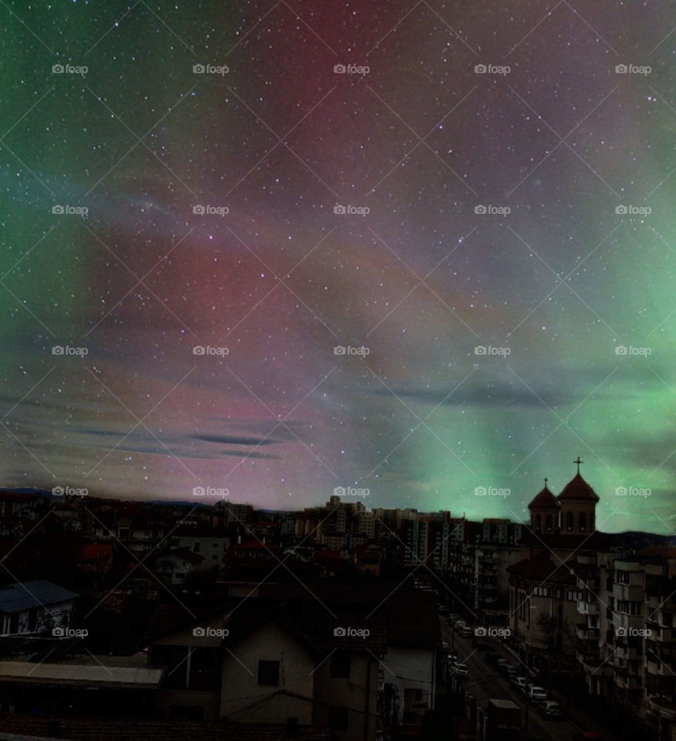 Discovering an aurora in Cluj-Napoca (Romania)