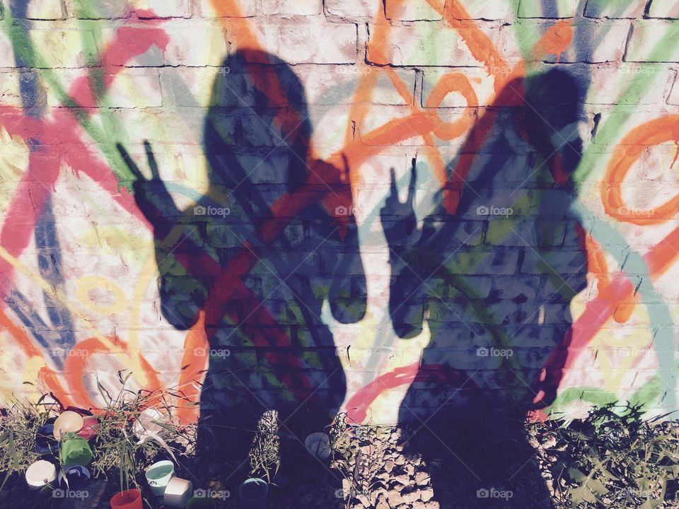 Peace graffiti 
