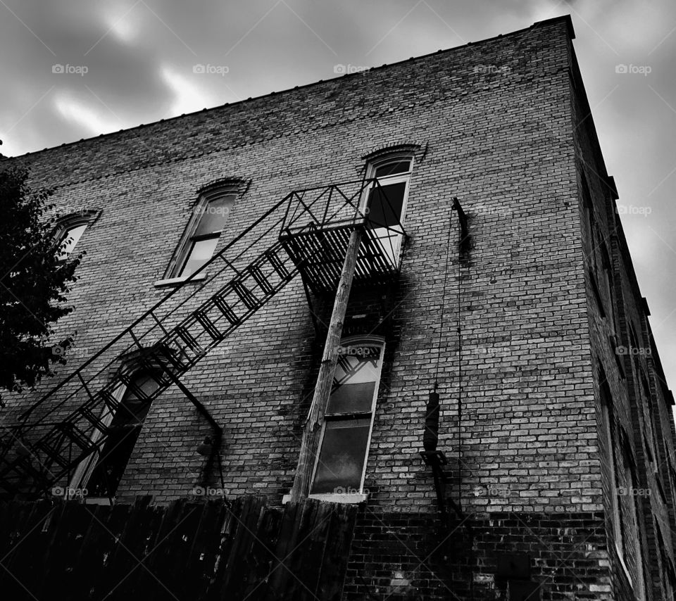 Beautiful photo of an old building—taken in Pentwater, Michigan 