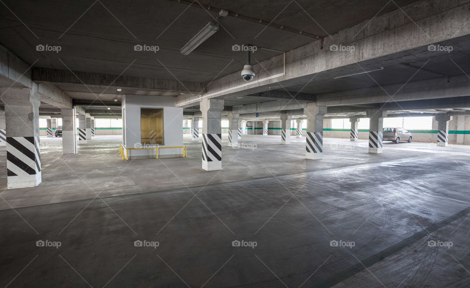 Subway System, Airport, Empty, Parking Lot, Indoors