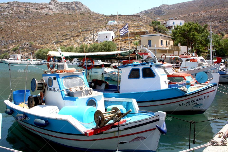 Greece fishing boat