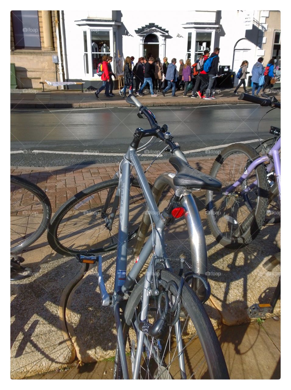 Bicycles. Street