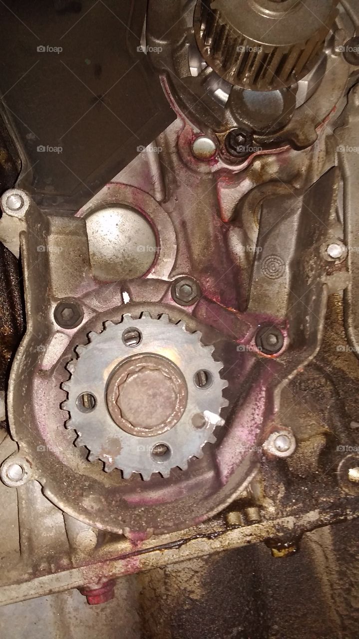 замена помпы на Шкода Октавия