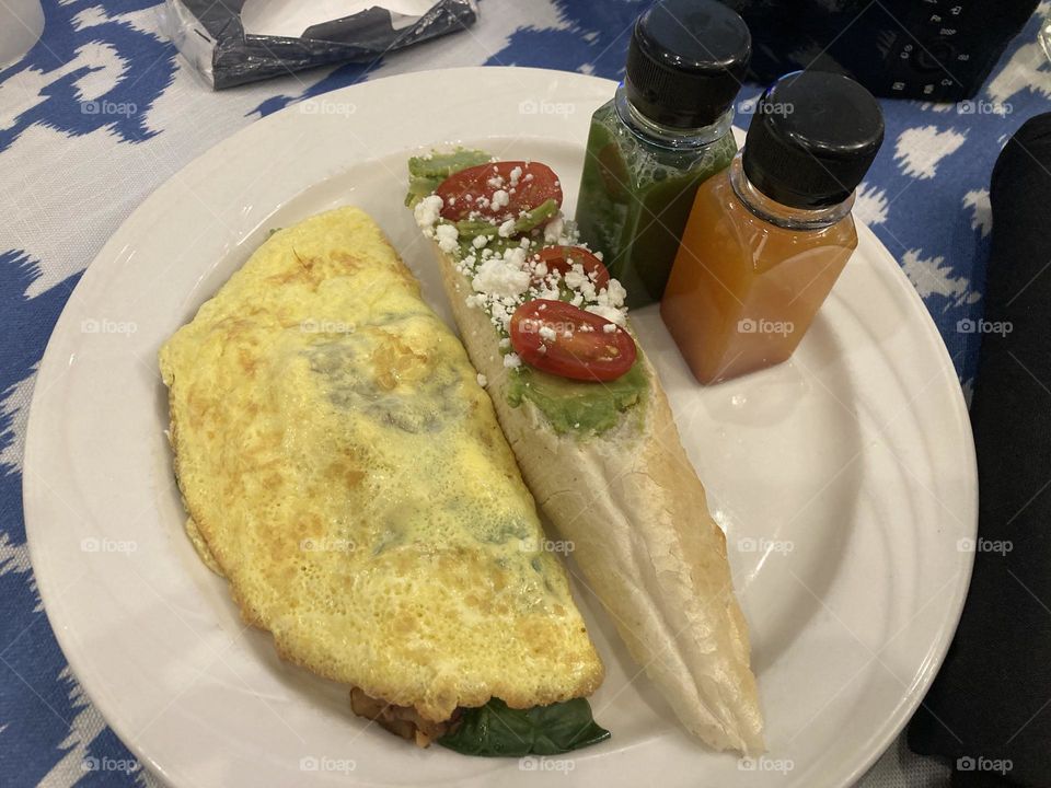 Breakfast made custom at the hotel