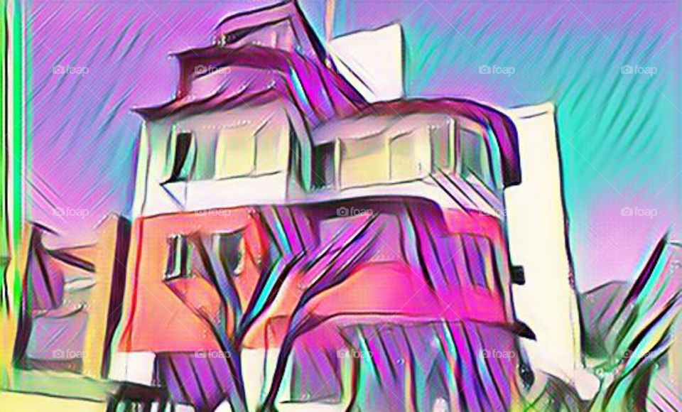 La Sebastiana, Pablo Neruda's house, Valparaíso.