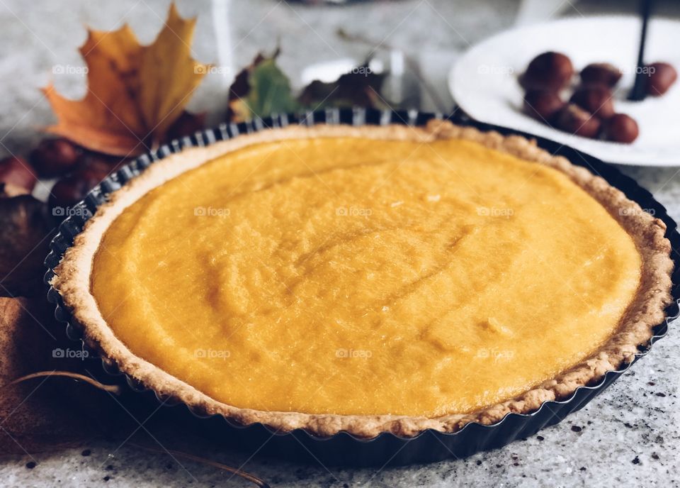 Pumpkin tart