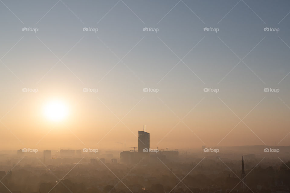 Sunrise over Oliwa