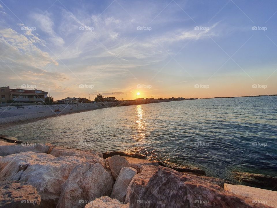 sunset on Fano