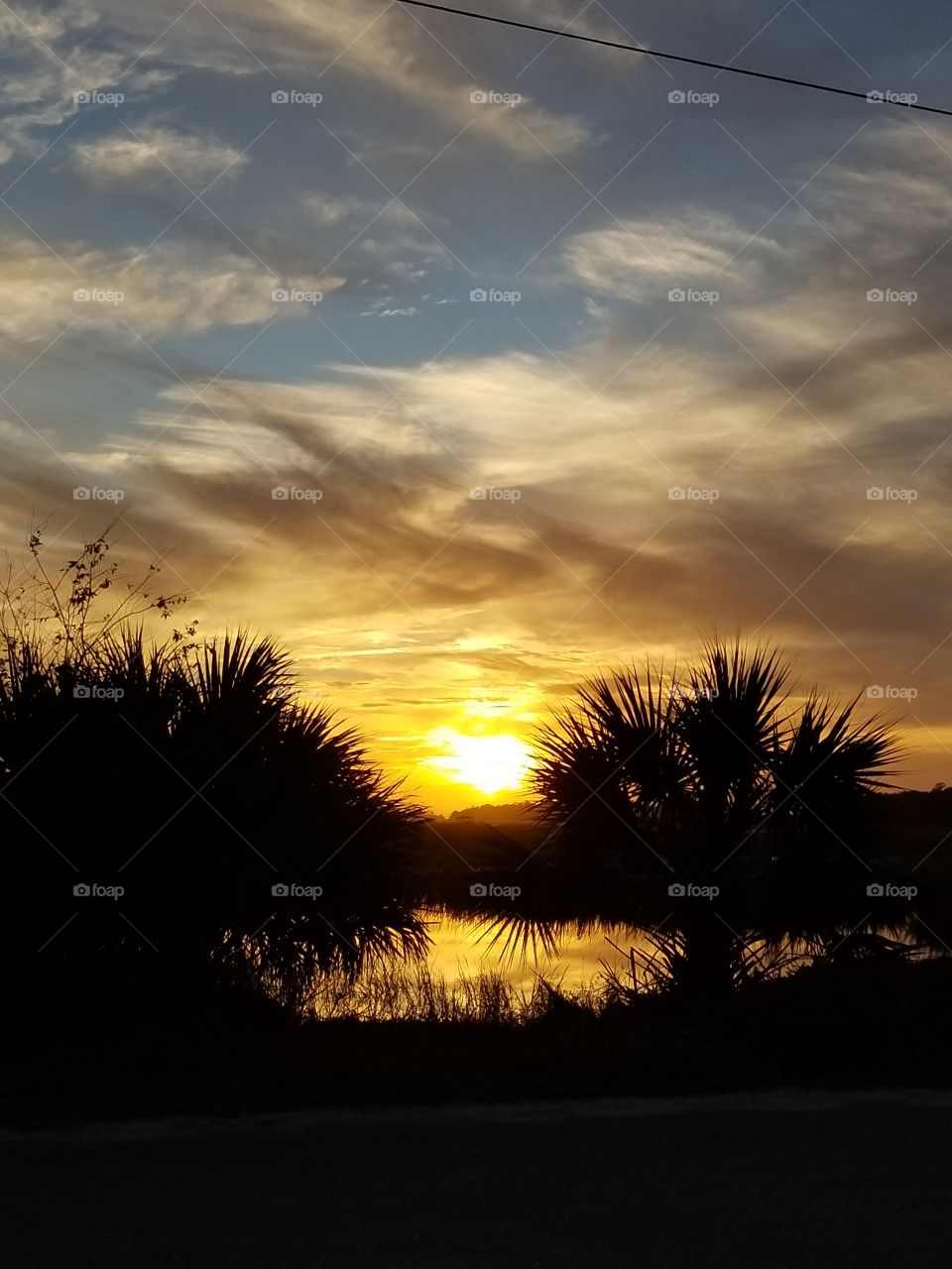 Sunset in Charleston