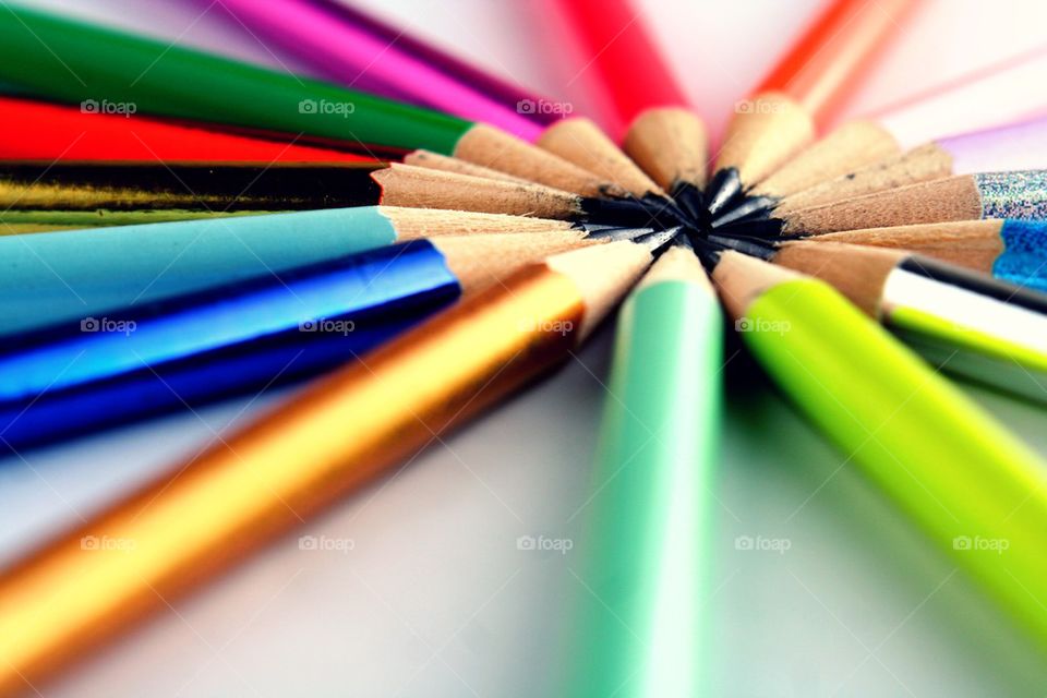 colorful pencils