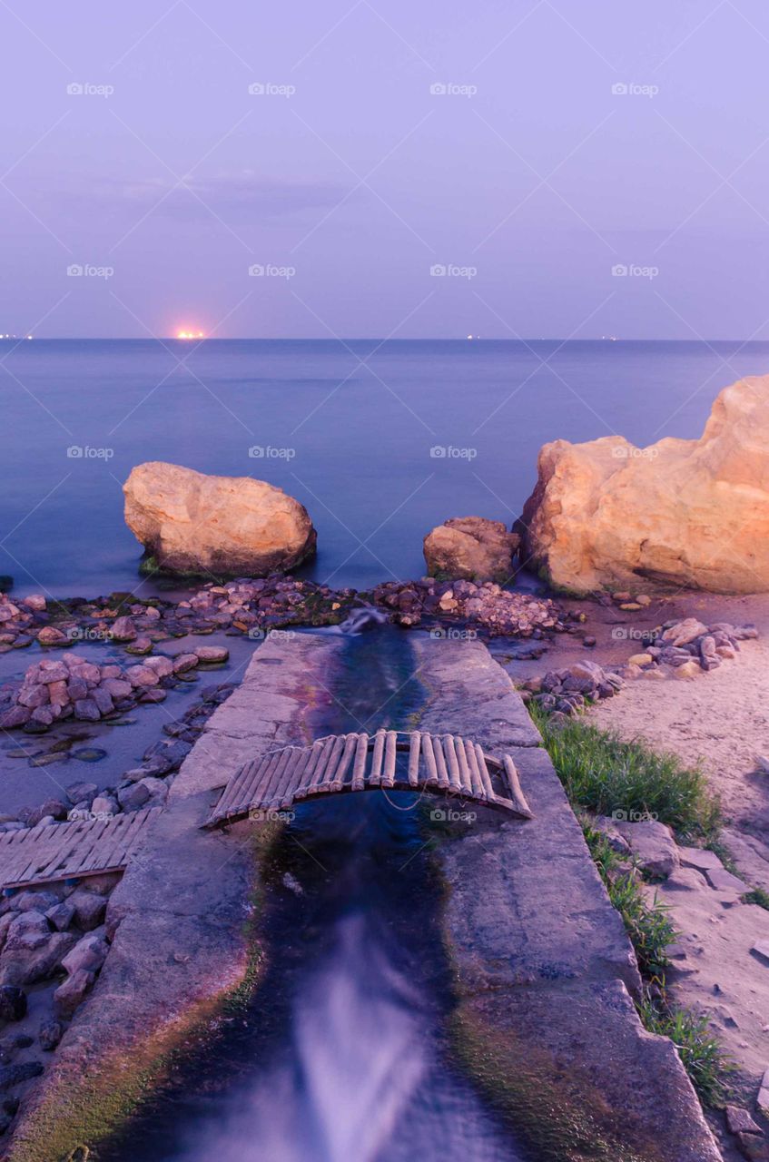 seascape on the long exposure