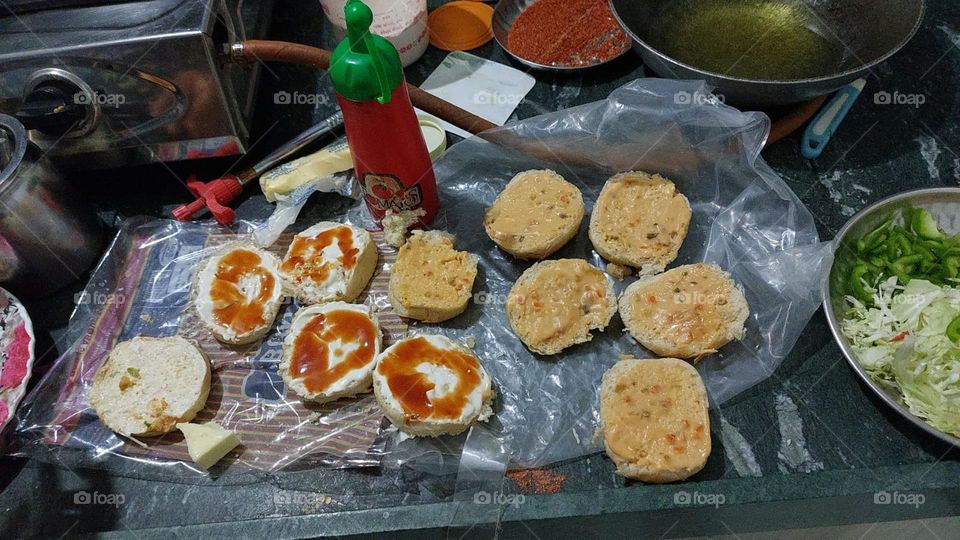 Making of Burger