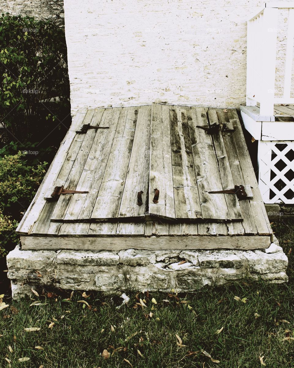 Vintage storm cellar