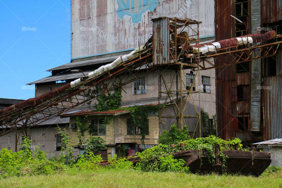 Abandonned rice factory