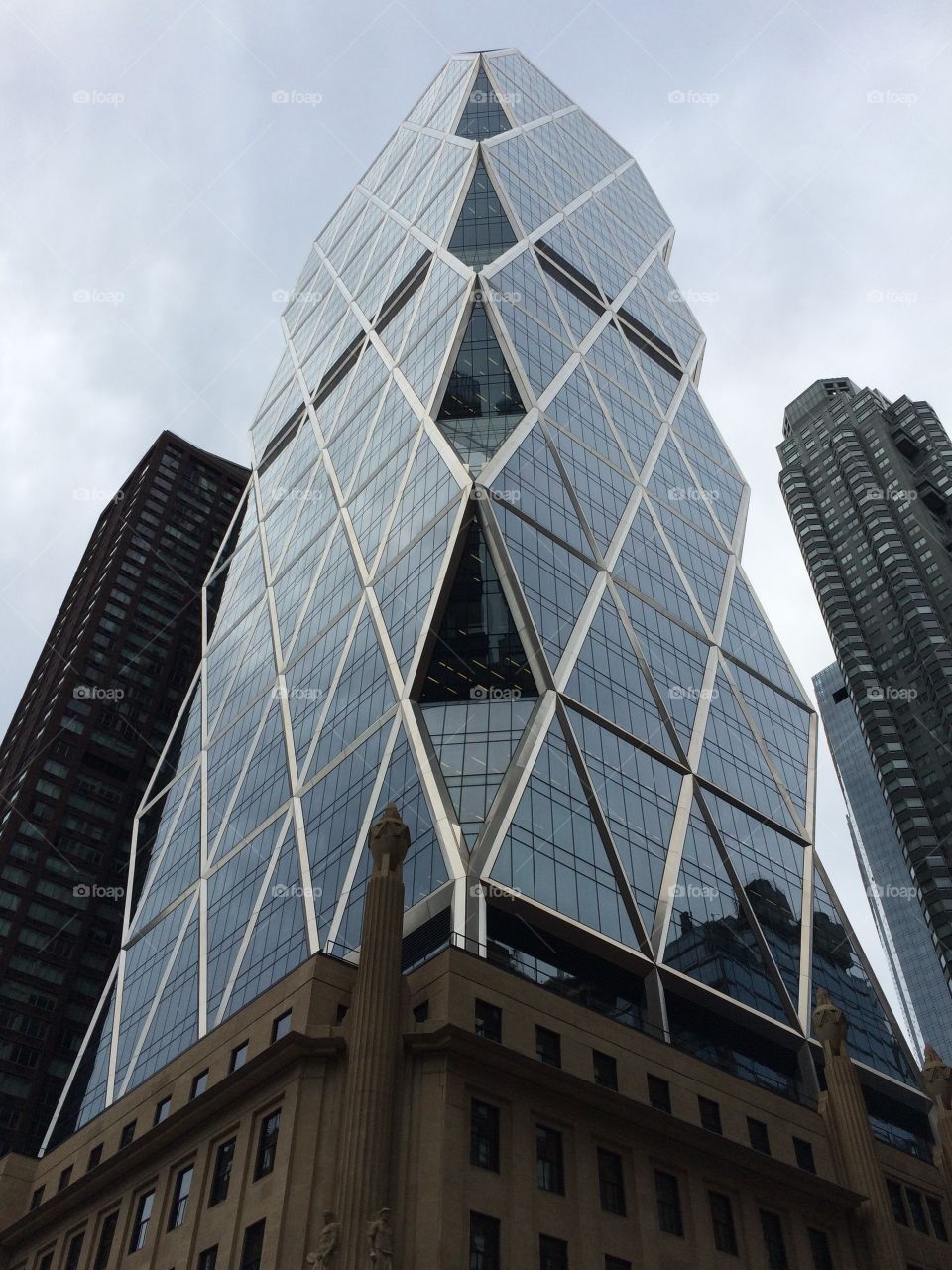 Glass skyscraper