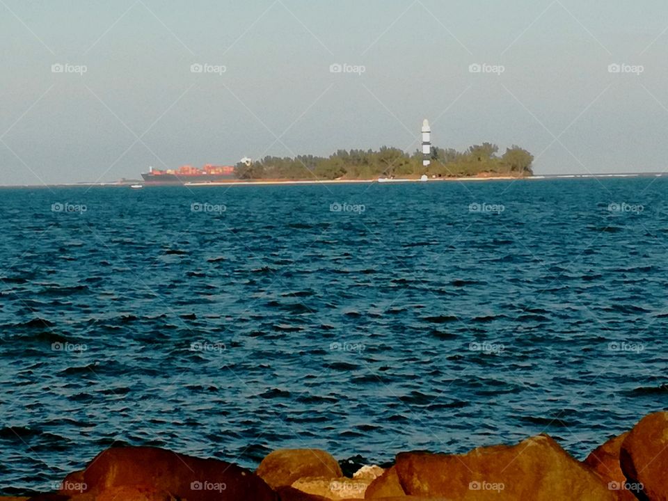 sacrifice's island  (isla de sacrificios Veracruz port - mexico)