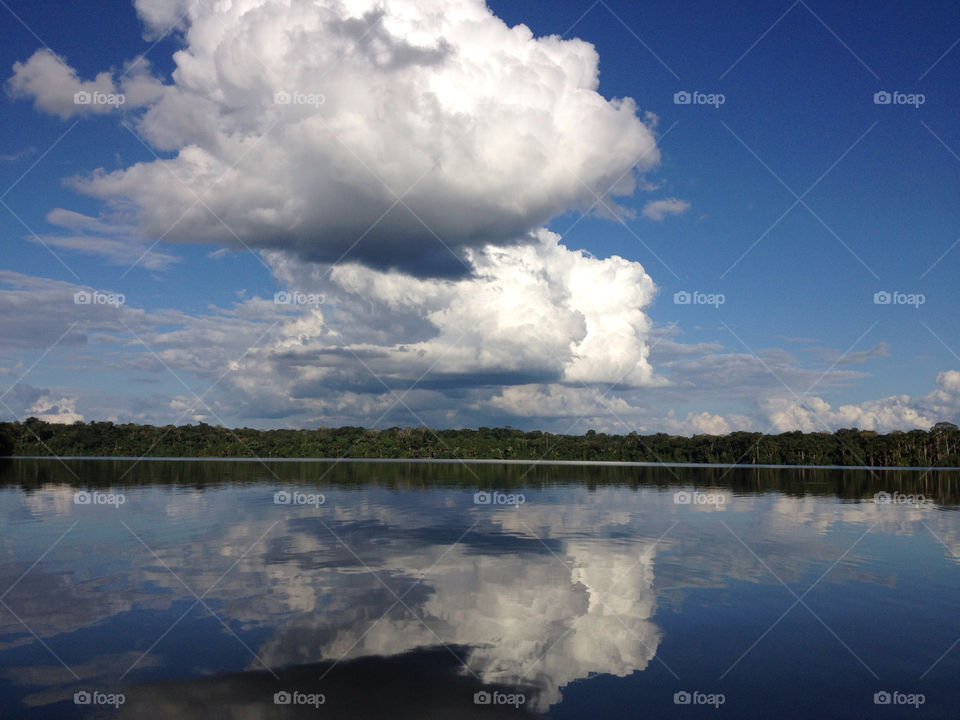 clouds water lake peru by nurilau