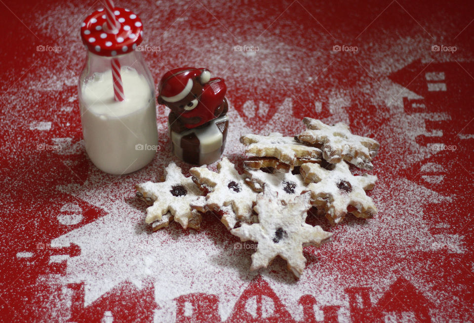 Christmas cookies and milk for Santa 5