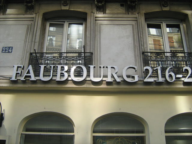Street of Paris. Street of Paris