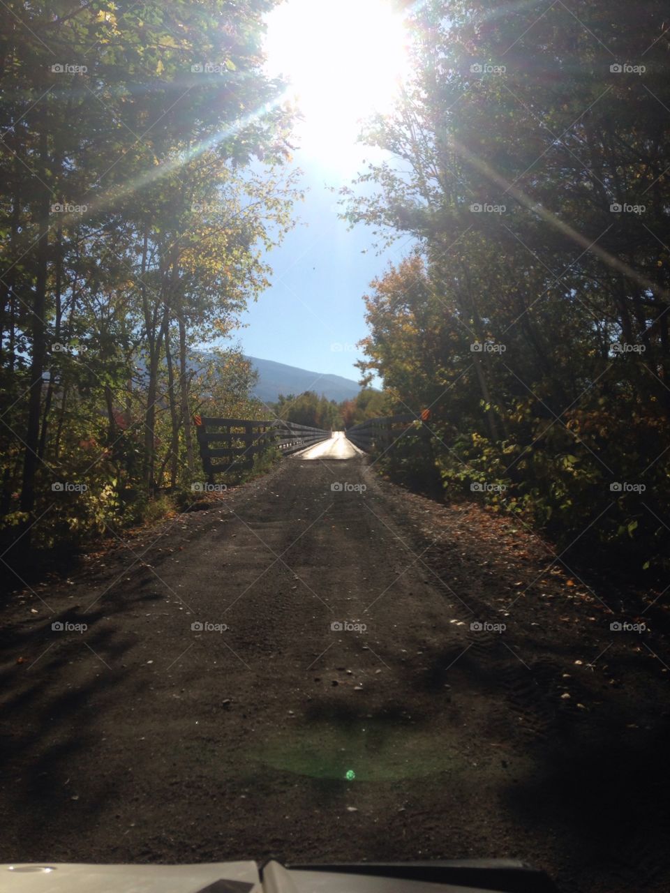 View of a empty road