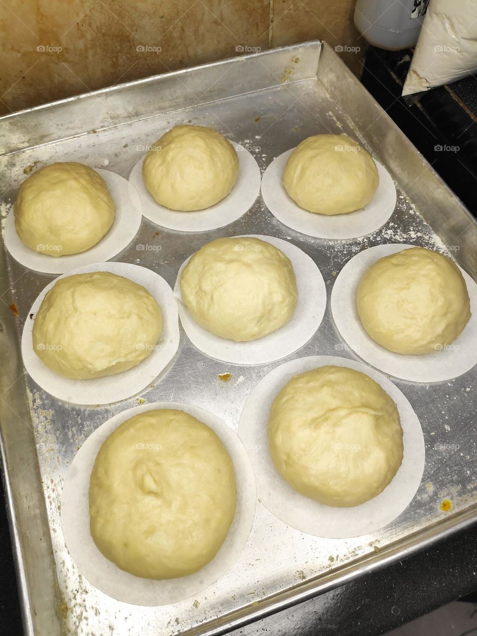 a bread making proceses