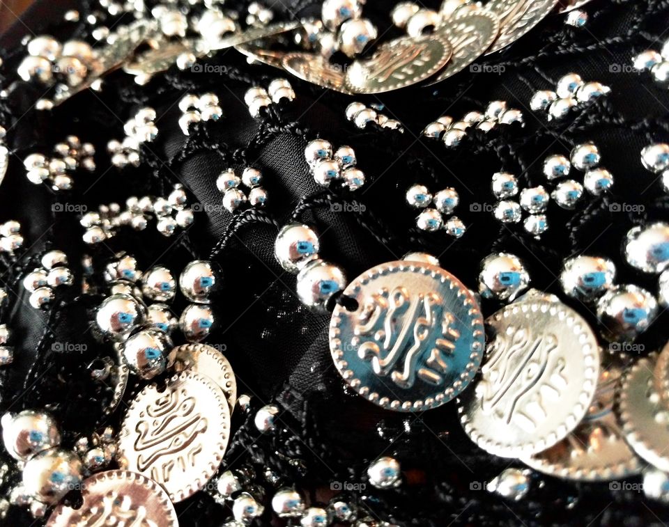 Belly Dancer Skirt Close-up