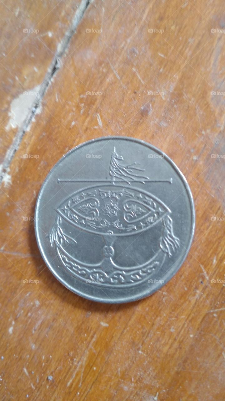 Old coins that are still in storage