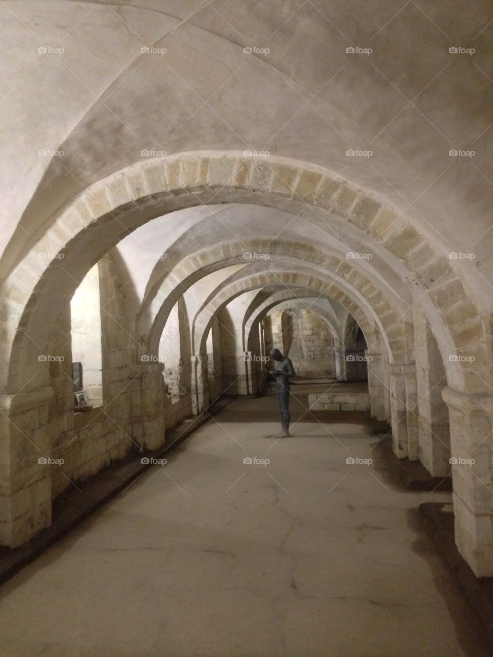 Catacombs. Catacombs under Winchester Cathedral