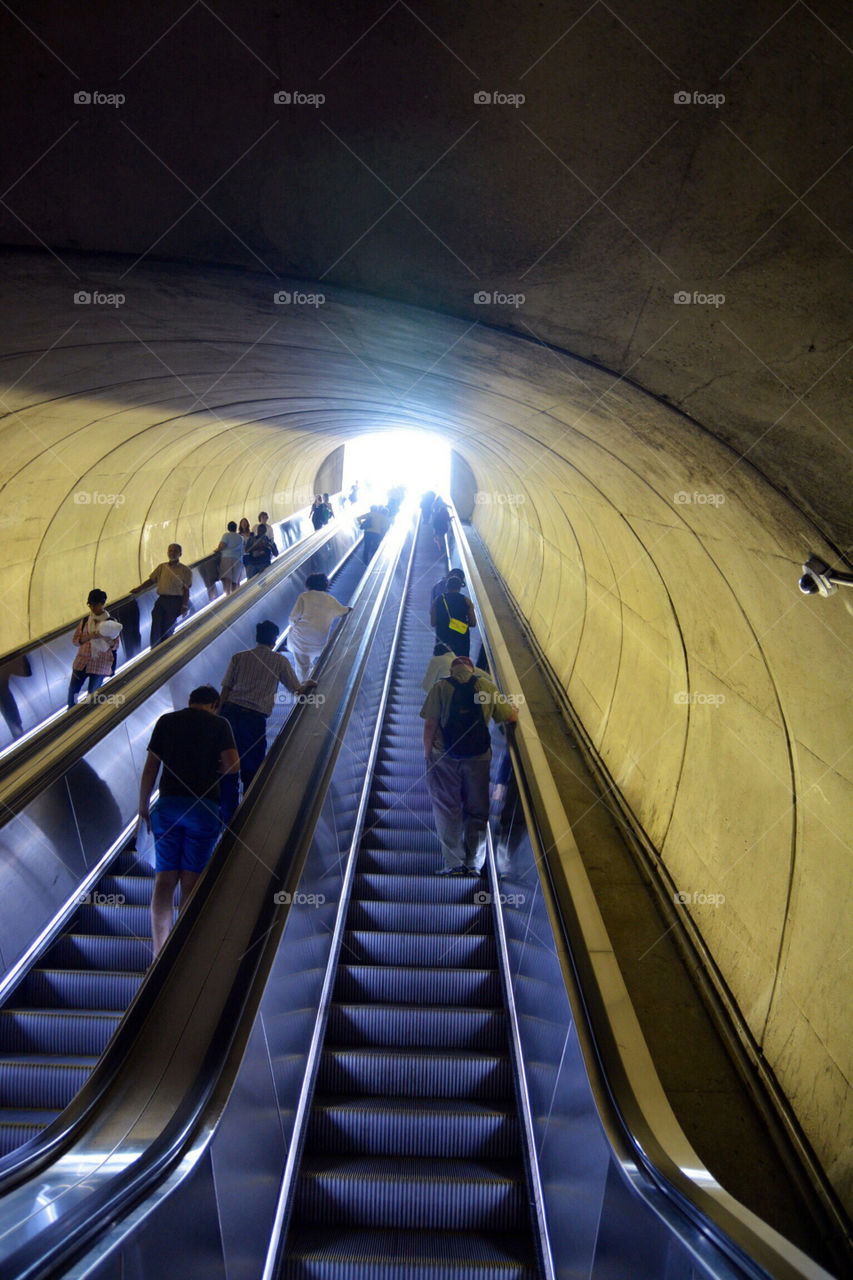 Big city escalator 