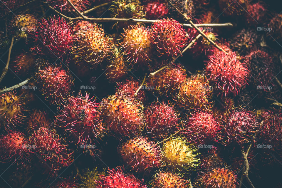 Rambutans.