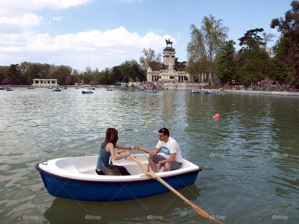 Boating in Parque Retiro