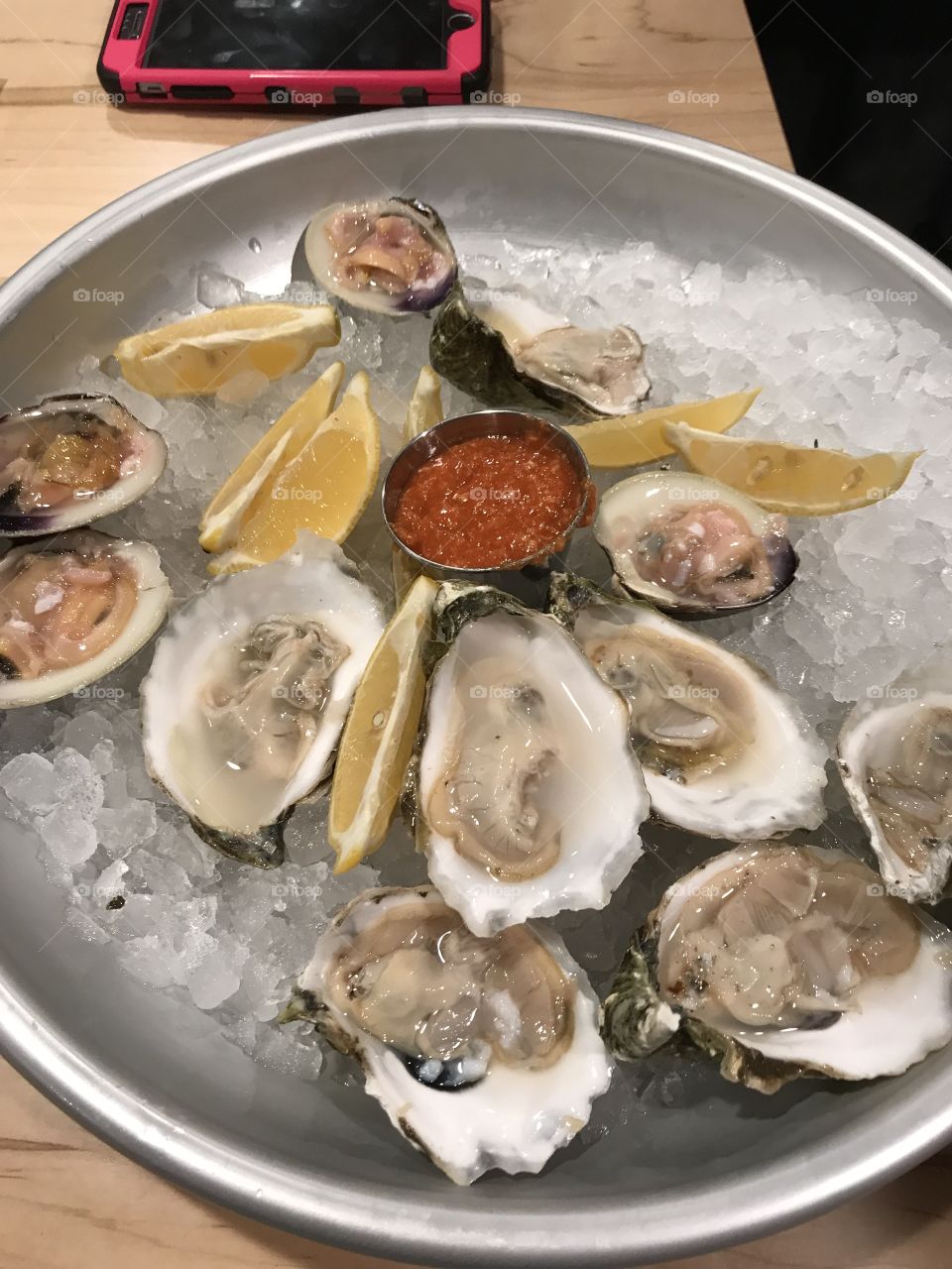Raw oysters!