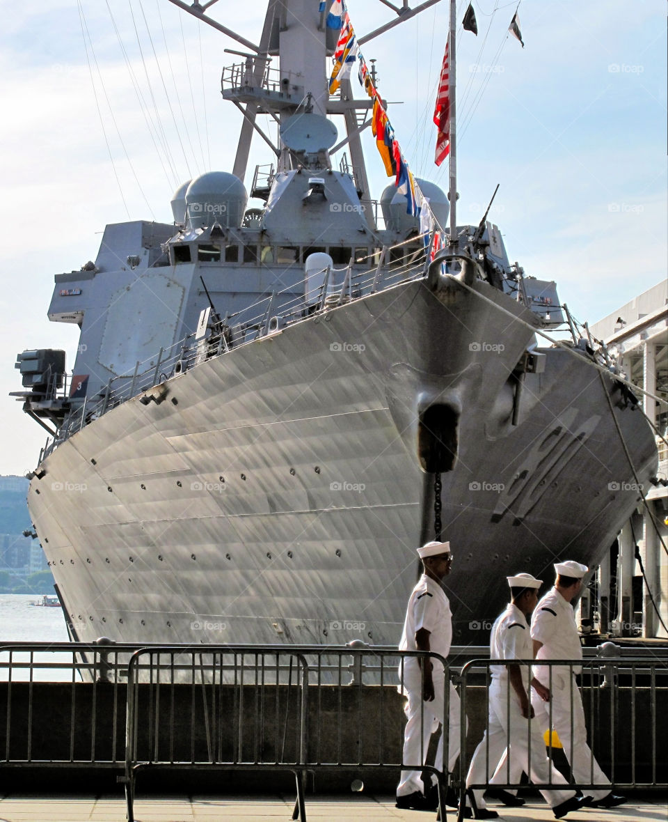 military sailors battleship navy by IphonePhotographer