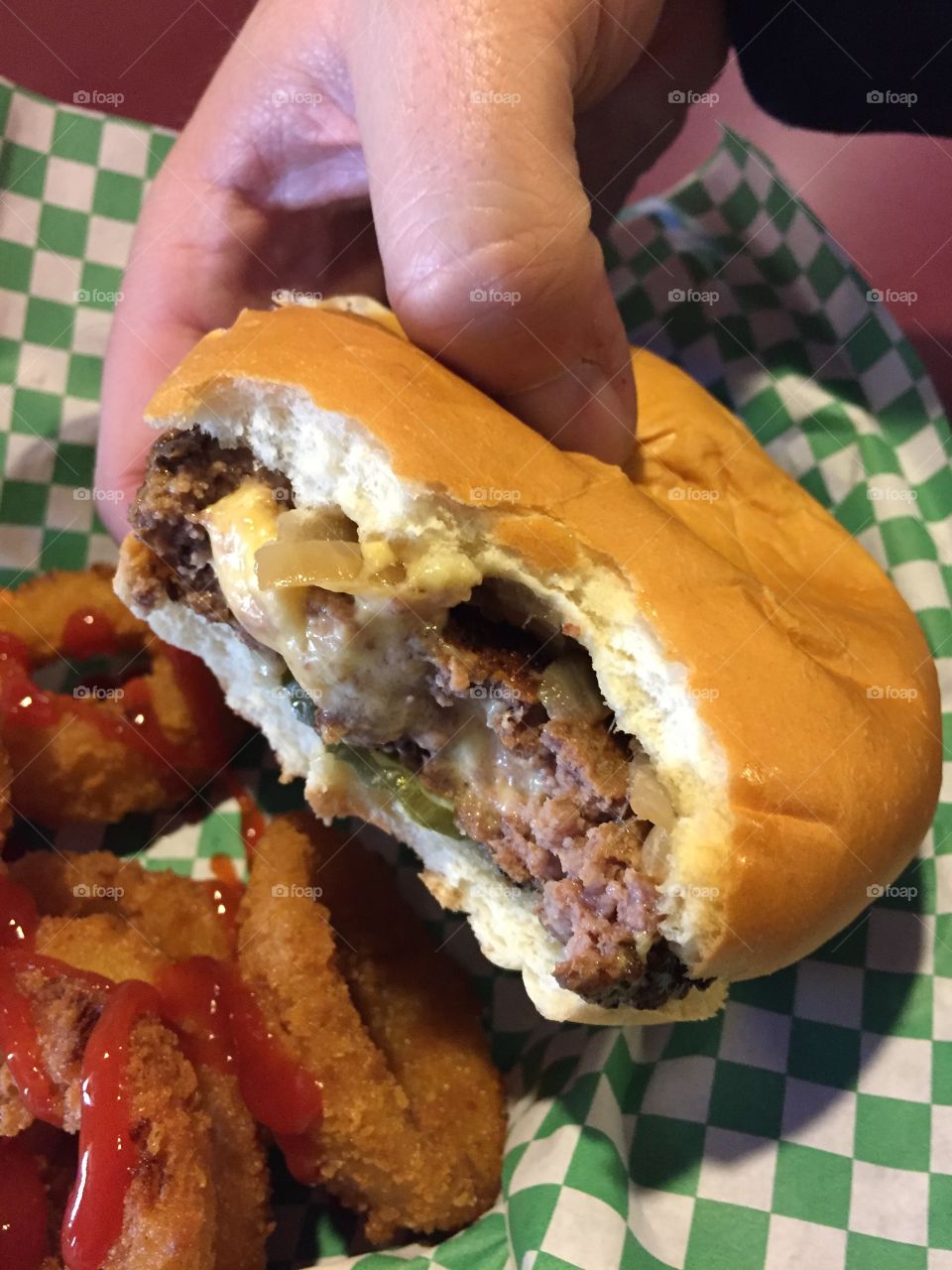 Minneapolis' own "Juicy Lucy" Burger