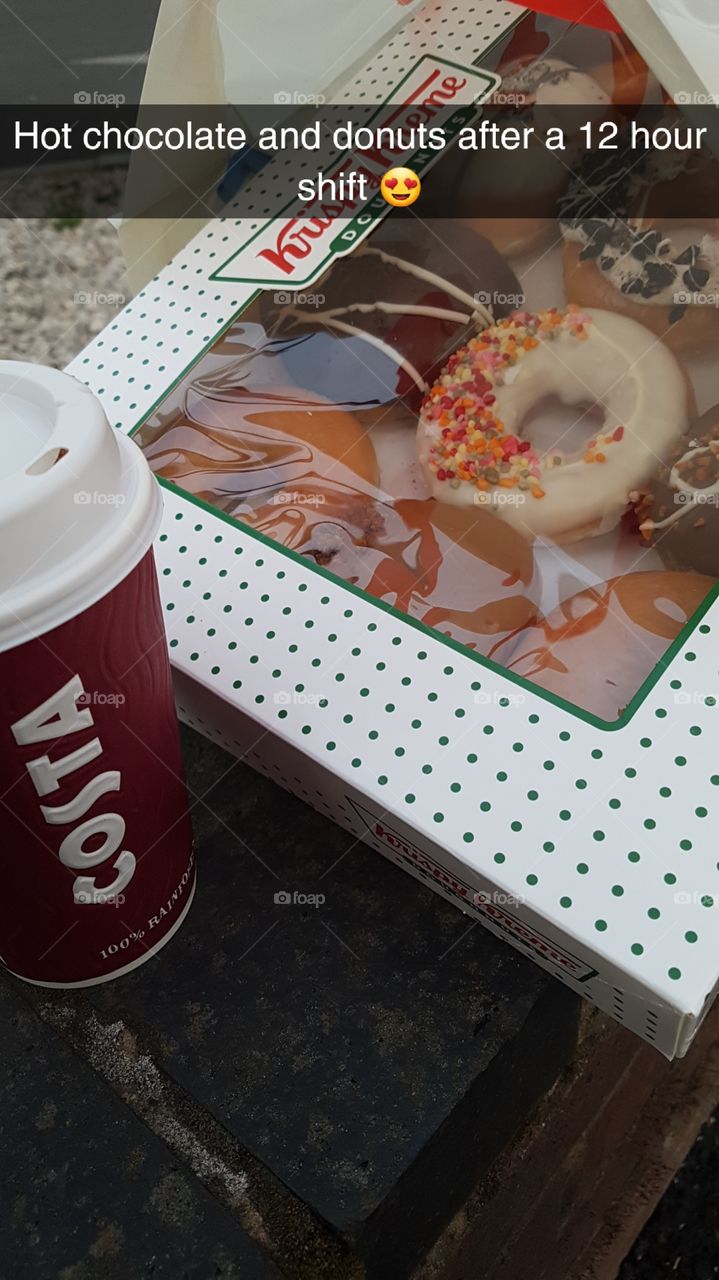 coffee and doughnuts, is there anything better?