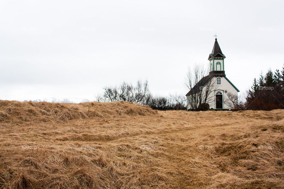 Church in Thingvellir National Park, Iceland