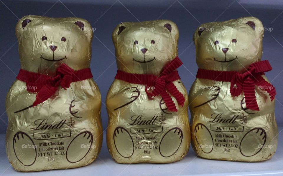 Three Chocolate Bears from Lindt