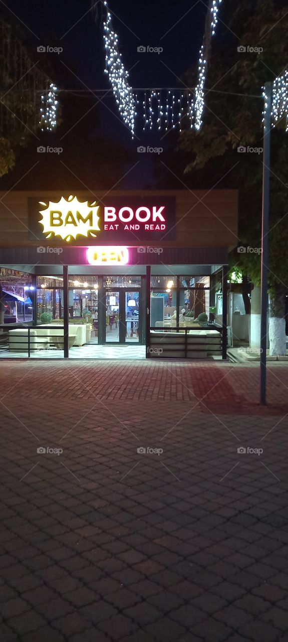 on wonderful summer evening, it's fun to relax by reading a book and chatting with friends