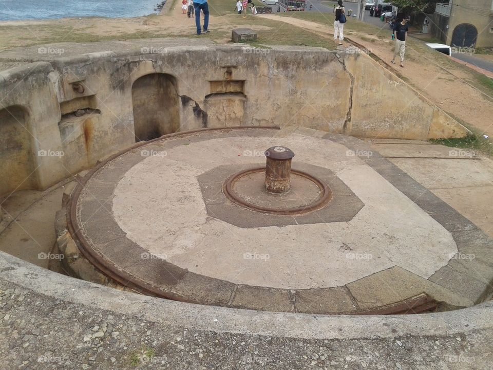 old gun position