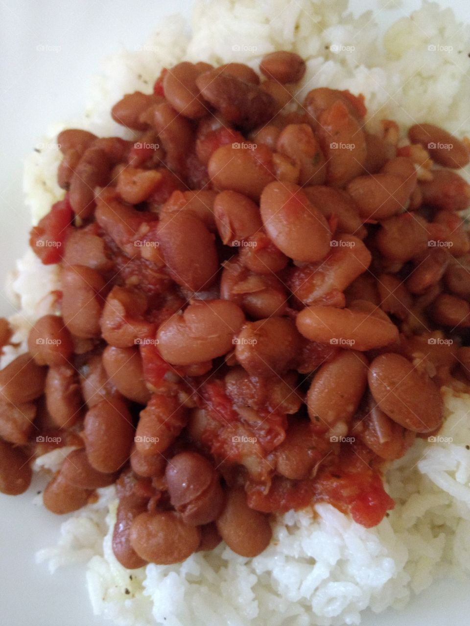 Puerto Rican Red beans and rice